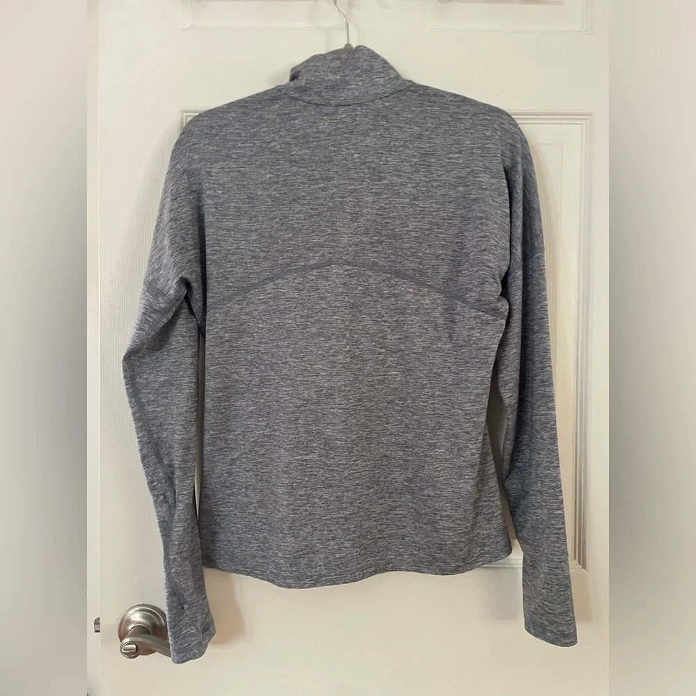 Nike Heather Gray Dri-FIT Running Pullover